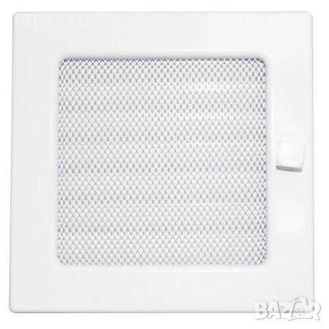 ВЕНТИЛАЦИОННА РЕШЕТКА ЗА КАМИНА ЗАТВАРЯЩА С МОНТАЖНА РАМКА И МРЕЖА, снимка 3 - Строителни материали - 22208461