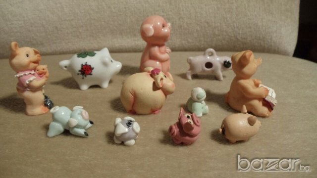 Фигурки миниатюрни прасенца, снимка 3 - Колекции - 19344977