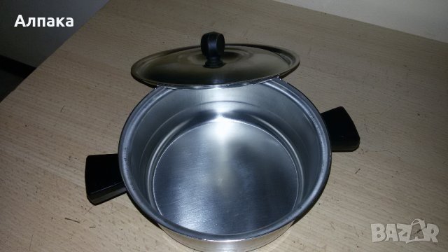 Продавам нова  малка тенджерака с капак МЕРЖ, алпака, дв. дъно, 1л, снимка 2 - Кухненски принадлежности - 22975855
