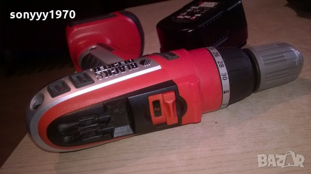 Black&decker винтоверт+батерия-внос швеицария, снимка 6 - Винтоверти - 23833246