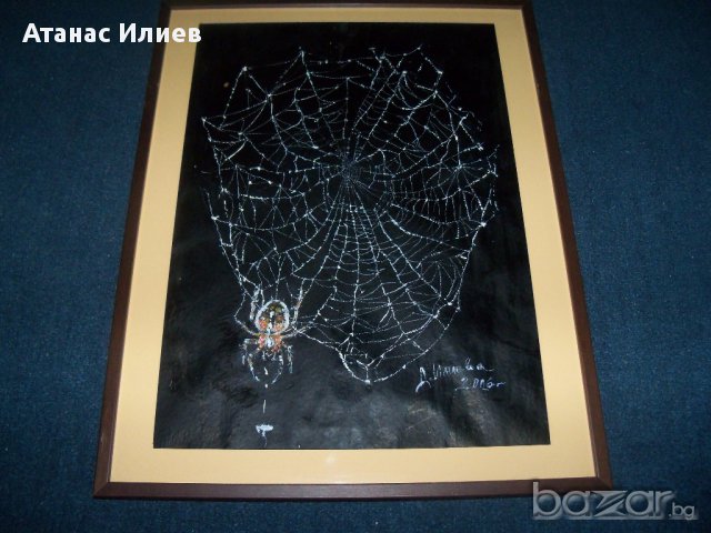 "Паяжина" страхотна графика от Десислава Илиева, снимка 2 - Картини - 16729354