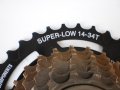 Продавам колела внос от Германия  венец за велосипед SHIMANO SUPER-LOW 14-34 T MF-TZ 31 с MEGARANGE , снимка 4