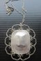 сребърен медальон с голям камък, снимка 6