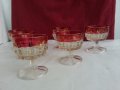 Ретро чаши италия с позлата, снимка 13