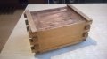 ретро дървена кутия с метален обков-1977г-22х16х11см, снимка 18