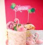 Фламинго пластмасова фигурка играчка и украса за торта декор топер , снимка 3