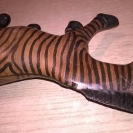 Зебра-тиково дърво-22х12х5см-внос швеицария, снимка 8 - Антикварни и старинни предмети - 17393092