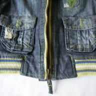 Детско дънково яке, снимка 6 - Панталони и долнища за бебе - 17566916