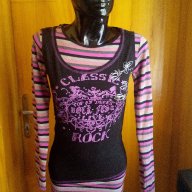 Комплект туника с потник М, снимка 1 - Блузи с дълъг ръкав и пуловери - 14192176