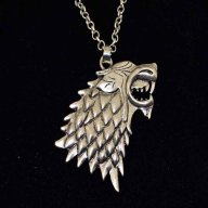 Колие Вълк oт Игра на Тронове дом Старк / Game Of Thrones Wolf House Stark, снимка 6 - Колиета, медальони, синджири - 11070812