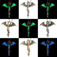 🐉 Едноглав Дракон медальон от Game of Thrones - Таргериен герб, снимка 7 - Колекции - 20925831