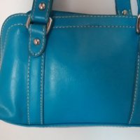 Малка синя кожена чанта Nine West *, снимка 7 - Чанти - 19066095