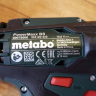 Винтоверт акумулаторна отвертка Metabo PowerMaxx BS Quick Pro 10.8 V, 1 батерии, 4 Ah, снимка 5 - Други машини и части - 17553263