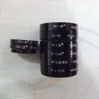 Лот от 8 бр. филтри за кинокамера(6бр.-35,5х0,5и2бр.-24х0,5), снимка 2 - Чанти, стативи, аксесоари - 22529273
