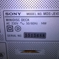 Sony mds-je470 minidisc mdlp-внос швеицария, снимка 5 - Ресийвъри, усилватели, смесителни пултове - 14757018