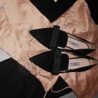 Дамски елегантни оригинални  обувки Prada Women's Black Loafer 100 % кожа , снимка 5 - Дамски обувки на ток - 18714675