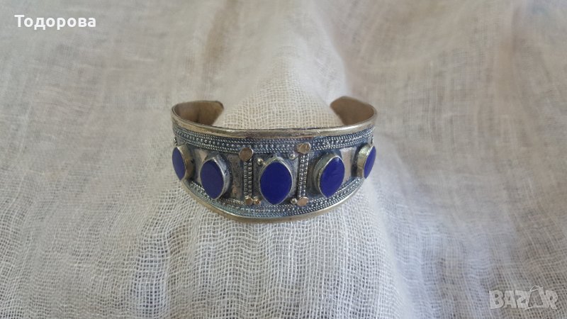 Старинна арабска гривна с  камъни, снимка 1