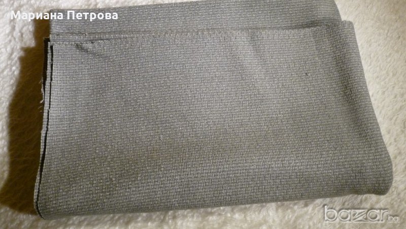 Плат за дамско палто или манто - гълъбово сив цвят, снимка 1