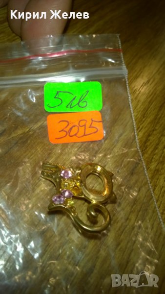 Стара брошка -135 бронз, снимка 1