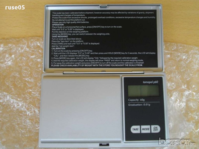 Везна ''tomopol p60'' електронна джобна, снимка 1