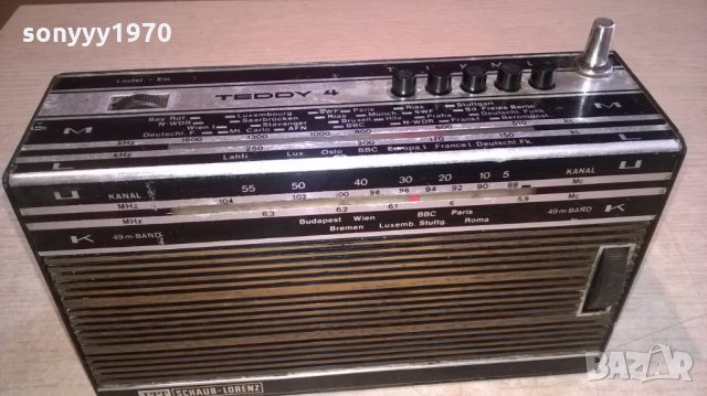 itt schaub-lorenz teddy 4-ретро колекция-внос швеицария, снимка 17 - Ресийвъри, усилватели, смесителни пултове - 24903505