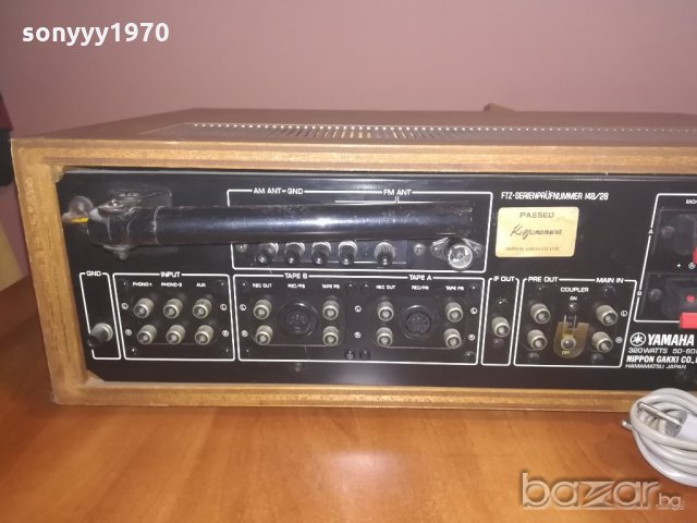 yamaha stereo receiver-made in japan-внос швеицария, снимка 17 - Ресийвъри, усилватели, смесителни пултове - 20993765