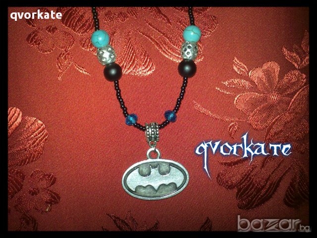 Колие Черният рицар, снимка 2 - Колиета, медальони, синджири - 10612498