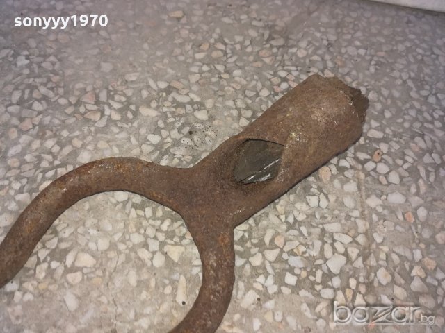 антика-старо и автентично-30х18см-кован метал, снимка 7 - Колекции - 21002604