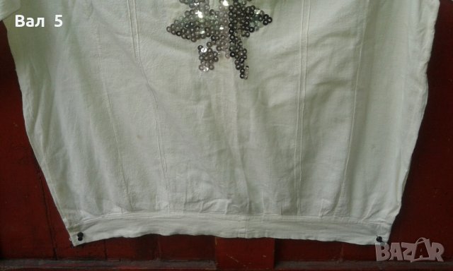 Автентична кенарена риза с бродерия и лоторки. Носия, снимка 3 - Антикварни и старинни предмети - 23748477