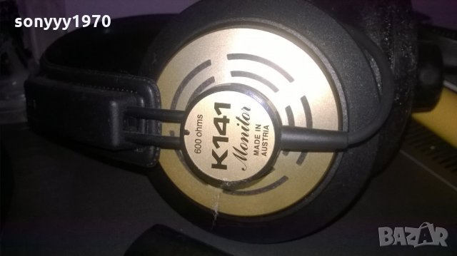 поръчано-akg monitor-в злато-внос швеицария, снимка 4 - Слушалки и портативни колонки - 22108433