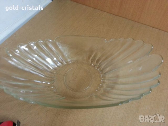 Овална стъклена купа, снимка 6 - Аксесоари за кухня - 22630135