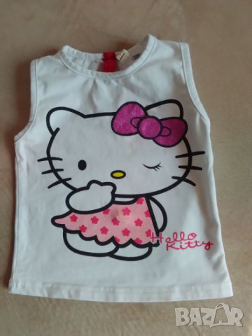 Бебешка блузка и потниче Hello Kitty, снимка 5 - Бебешки блузки - 23016760