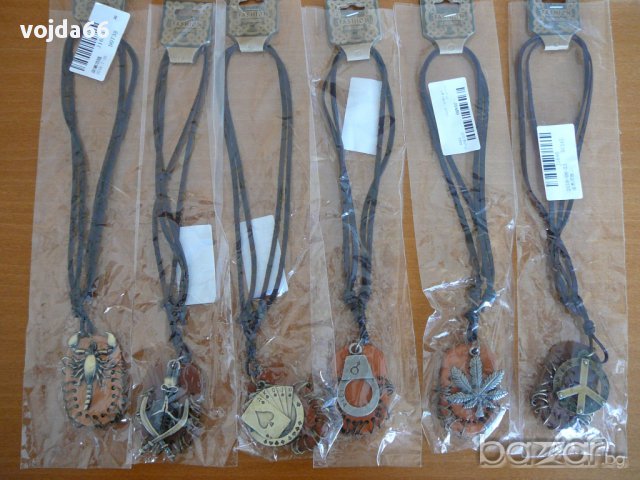 Кожени колиета/гердани, снимка 7 - Колиета, медальони, синджири - 15648456