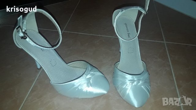 Елегентни официални сатенени обувки, НОВИ! Номер: 38, снимка 9 - Други - 21710799