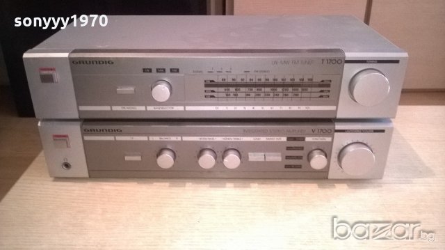 grundig-amplifier-за ремонт+grundig-tuner-здрав-внос швеицария, снимка 2 - Ресийвъри, усилватели, смесителни пултове - 20204753
