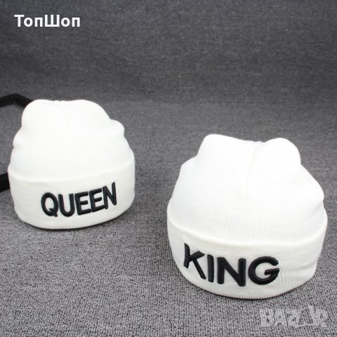 Зимни шапки King & Queen - 3 Модела, снимка 5 - Шапки - 22383919