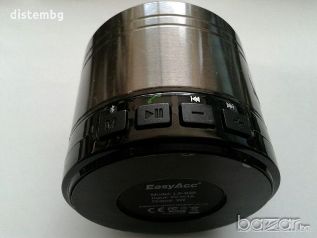 БЛУТО КОЛОНКА  EasyAcc Bluetooth високоговорител с микрофон за таблетни компютри / лаптопи , снимка 3 - MP3 и MP4 плеъри - 18669816