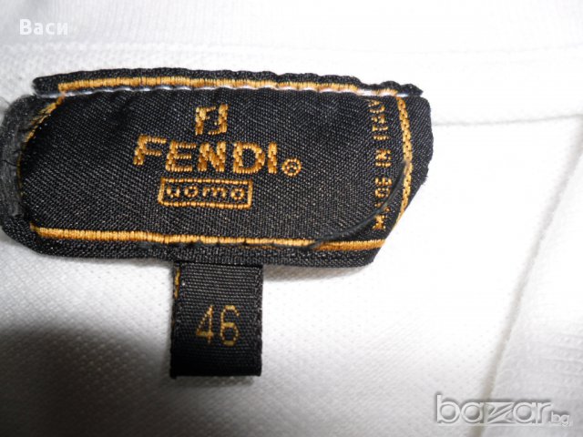 100 % FENDI оригинална мъжка тениска + подарък Byblos 100 % оригинални къси панталони Нови!, снимка 11 - Тениски - 11816094