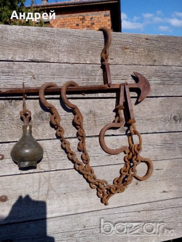 Старинен кантар, снимка 2 - Антикварни и старинни предмети - 17421521