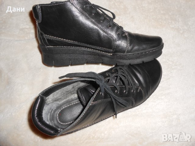 Кожени дамски обувки , снимка 14 - Дамски ботуши - 22410535