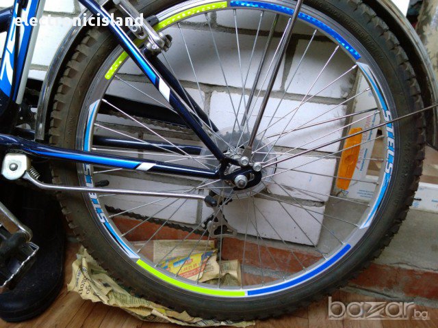 8 броя модни челни светлоотразителни лепенки стикери за колело, мотор, снимка 8 - Части за велосипеди - 13547803