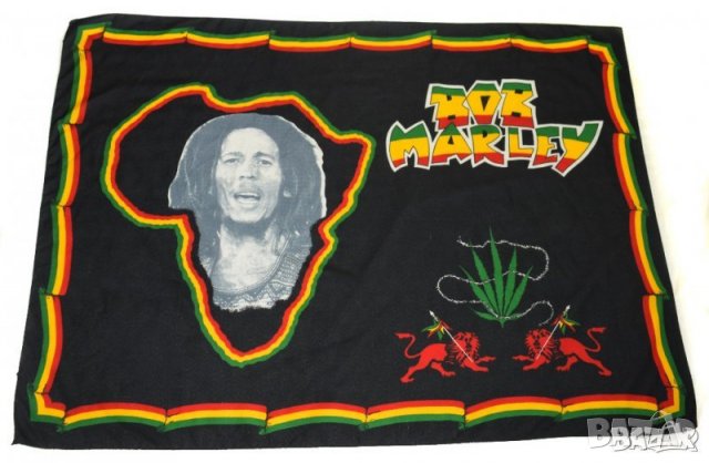 Bob Marley голям шал постер, снимка 2 - Шапки - 23449718