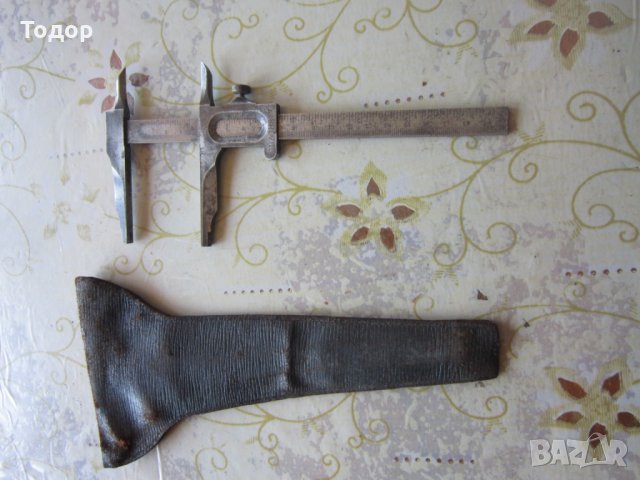 Немски армейски военен шублер с калъф, снимка 7 - Шублери - 25829724