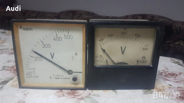 Стрелкови волтметър с диапазон от 0-500 волта с размер 140х140, снимка 6 - Друга електроника - 25667000