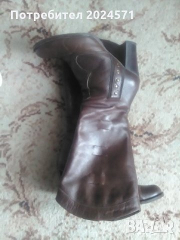 Дамски ботуши от естествена кожа., снимка 4 - Дамски ботуши - 23800681