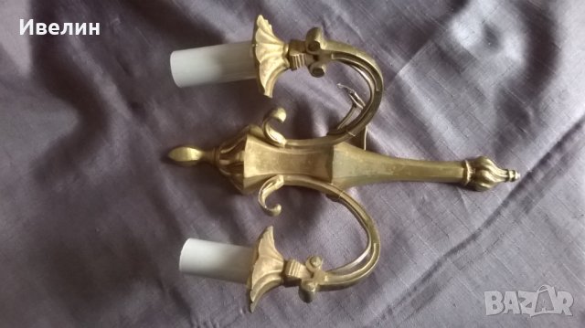 два барокови аплика за стена, снимка 3 - Лампи за стена - 23800352