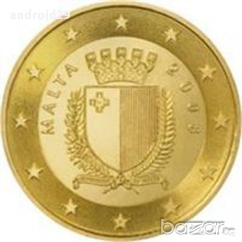Малта Евро Монети - пълен сет 2008 г., снимка 9 - Нумизматика и бонистика - 15990645