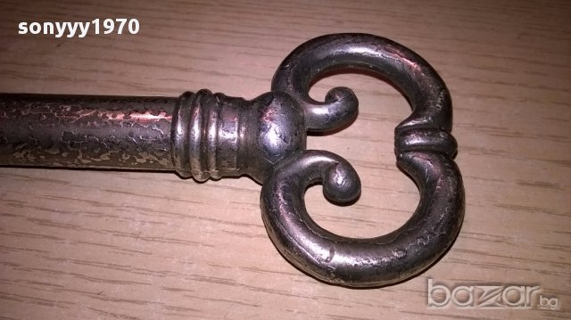 Запалка-ключ за средновековен замък-23/7/2см-внос швеицария, снимка 4 - Антикварни и старинни предмети - 16571560