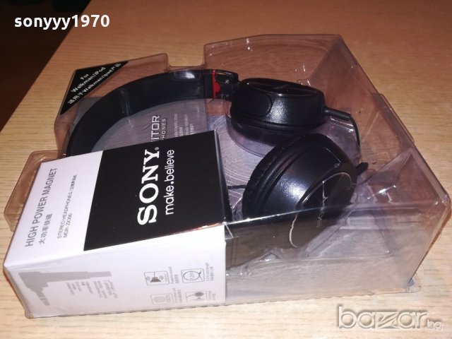 sony-headphones-нови черни с кутия, снимка 3 - Слушалки и портативни колонки - 21075390