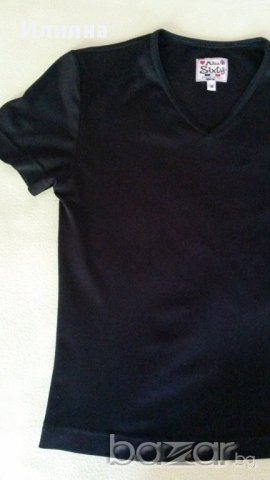 Черна тениска, снимка 3 - Тениски - 14879934